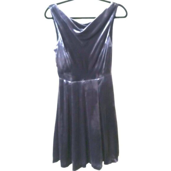 Eva Franco Dresses & Skirts - Anthropologie Eva Franco Velvet Dress Size 2 Gray